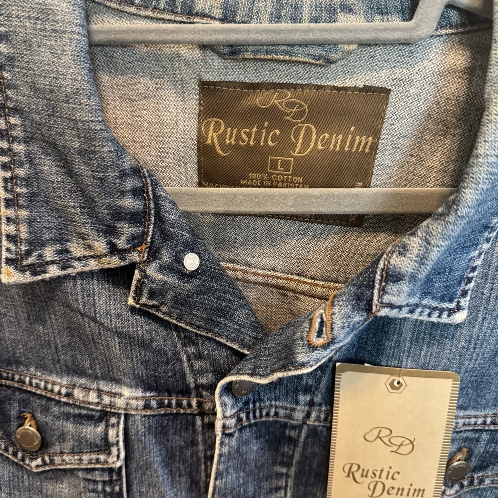 Blue Men's Denim Jacket NWT